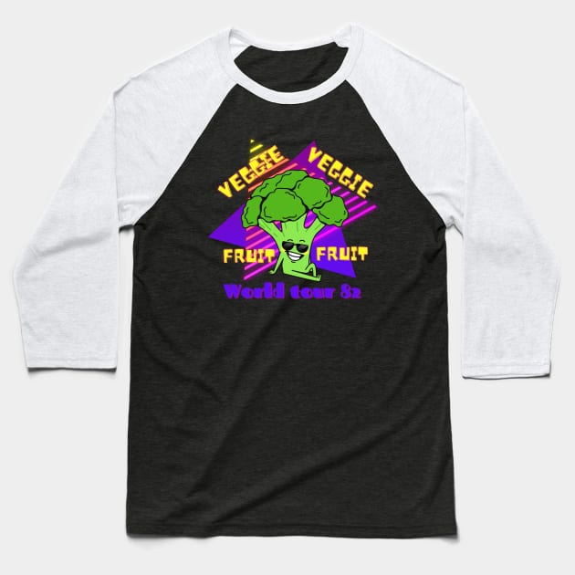 Veggie Veggie....fruit fruit Baseball T-Shirt by Summyjaye